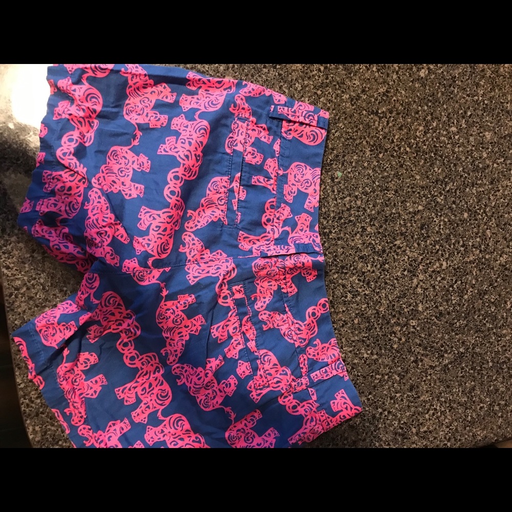 Lily Pulitzer elephant shorts - Picture 2 of 3
